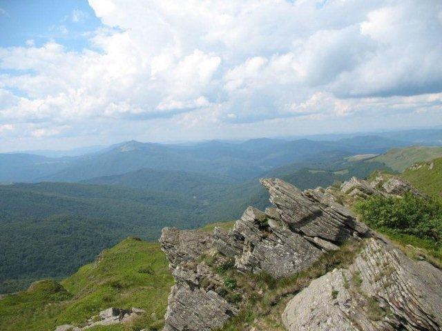 Poonina Caryska z grzbietu Bukowego Berda